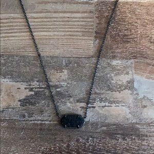 All black Kendra Scott necklace